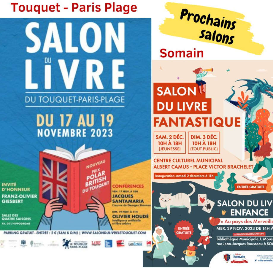 Prochains salons du livre pour les Chroniques du Premier Monde